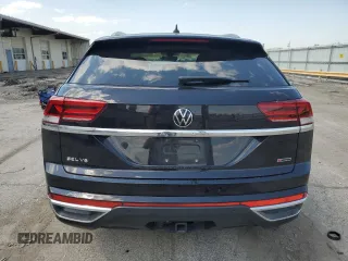 2022 Volkswagen Atlas SEL with VIN 1V2BE2CA4NC206923, listed as a Copart auction lot 54386495 with 73,133 mi miles and Salvage title. Bid and sale history available at DreamBid. Image 6.