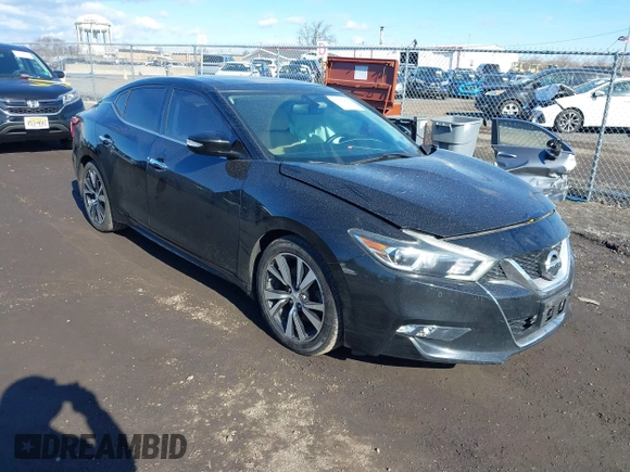2017 Nissan Maxima SR with VIN 1N4AA6APXHC455227, listed as a IAAI auction lot 41697872 with 42,746 mi miles and . Bid and sale history available at DreamBid. Image 1.