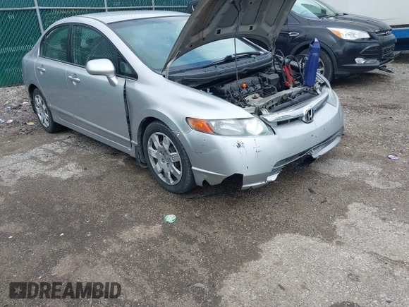 2006 Honda Civic LX z VIN 1HGFA16596L032275, wystawiony jako IAAI lot #42184178 z przebiegiem 220 657 mil mil oraz . Historia ofert i sprzedaży dostępna na DreamBid. Obrazek 6.