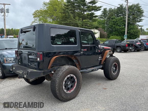 2008 Jeep Wrangler X with VIN 1J4FA24168L582227, listed as a Copart auction lot 58219065 with 98,284 mi miles and Salvage title. Bid and sale history available at DreamBid. Image 4.