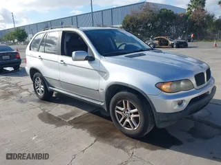 2004 BMW X5 3.0i with VIN 5UXFA13544LU31741, listed as a IAAI auction lot 41713191 with 169,621 mi miles. Bid and sale history available at carsss.com. Image 1.