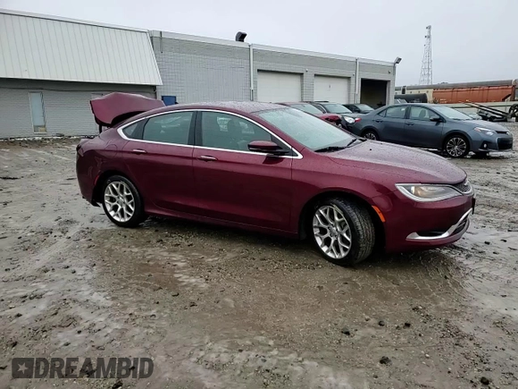 2016 Chrysler 200 C with VIN 1C3CCCEG3GN135759, listed as a Copart auction lot 86596924 with 101,063 mi miles and Salvage Title. Bid and sale history available at carsss.com. Image 10.