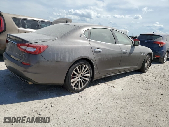 2016 Maserati Quattroporte S Q4 z VIN ZAM56RRA2G1188539, wystawiony jako Copart lot #74623484 z przebiegiem Nie podano mil oraz Szkoda całkowita • Salvage title. Historia ofert i sprzedaży dostępna na DreamBid. Obrazek 3.