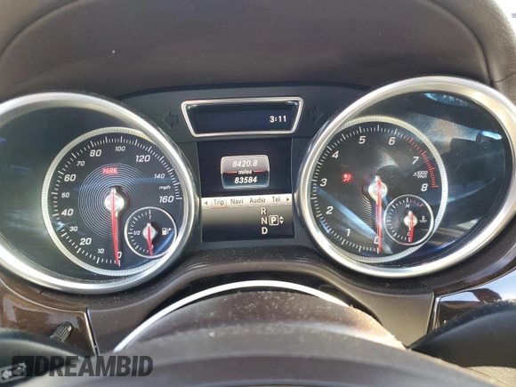 2017 Mercedes-Benz GLS 450 with VIN 4JGDF6EE1HA887438, listed as a Copart auction lot 42875025 with 83,584 mi miles and Salvage Title. Bid and sale history available at DreamBid. Image 9.