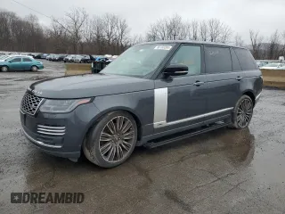 2020 Land Rover Range Rover Autobiography with VIN SALGV5SE0LA574059, listed as a Copart auction lot 86183204 with 32,691 mi miles and Salvage Title. Bid and sale history available at carsss.com. Image 1.
