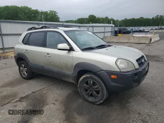 2007 Hyundai Tucson SE with VIN KM8JN72D87U667654, listed as a Copart auction lot 56014265 with 287,695 mi miles and Clean Title. Bid and sale history available at DreamBid. Image 4.
