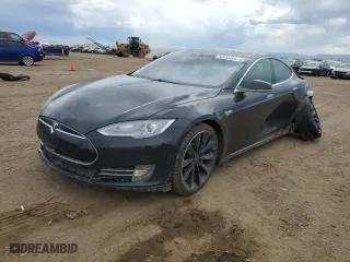 2016 Tesla Model S 90D with VIN 5YJSA1E42GF129442, listed as a Copart auction lot 54443454 with 0 mi miles. Bid and sale history available at carsss.com. Image 1.