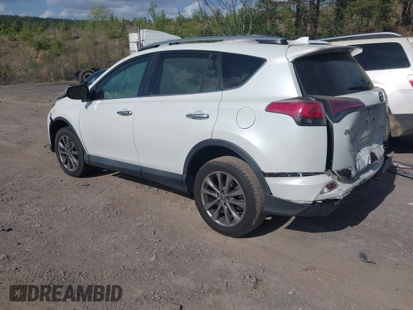 2017 Toyota RAV4 Limited with VIN 2T3YFREV8HW322208, listed as a IAAI auction lot 41974231 with 74,027 mi miles. Bid and sale history available at carsss.com. Image 3.