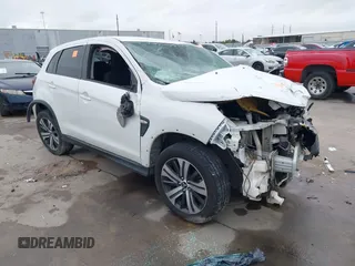 2020 Mitsubishi Outlander Sport ES 2.0 with VIN JA4AP3AU3LU001248, listed as a IAAI auction lot 41089933 with 790,225 mi miles. Bid and sale history available at carsss.com. Image 1.
