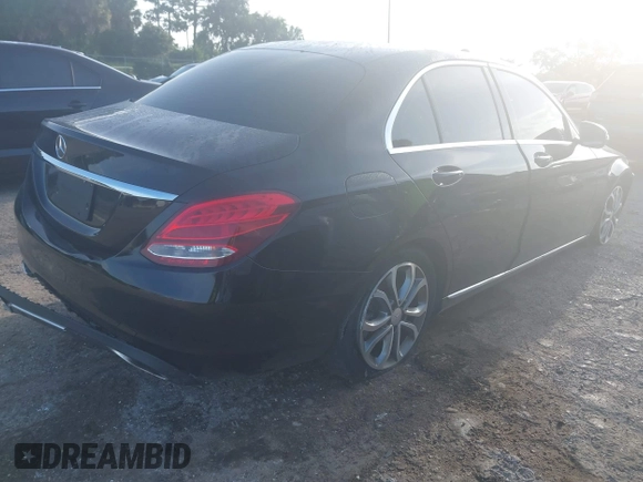 2016 Mercedes-Benz C 300 with VIN 55SWF4JB8GU100986, listed as a IAAI auction lot 42429403 with 45,817 mi miles and . Bid and sale history available at DreamBid. Image 4.