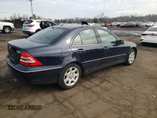 2006 Mercedes-Benz C 280 Luxury with VIN WDBRF92H66F809018, listed as a Copart auction lot 46589205 with 170,541 mi miles and Salvage Title. Bid and sale history available at DreamBid. Image 3.