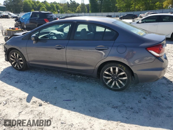 2014 Honda Civic EX-L with VIN 19XFB2F90EE010080, listed as a Copart auction lot 52307055 with 284,203 mi miles and Salvage Title. Bid and sale history available at DreamBid. Image 2.