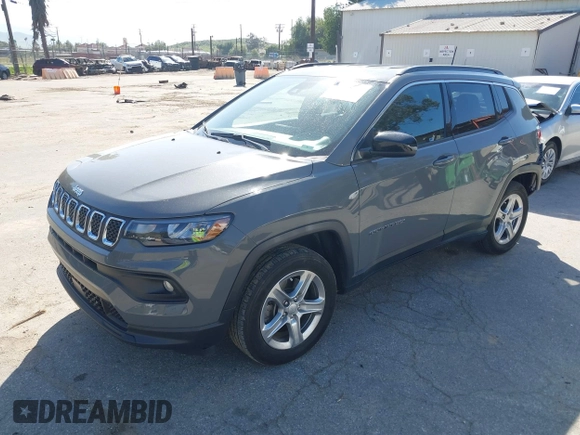 2023 Jeep Compass Latitude with VIN 3C4NJDBN5PT540444, listed as a IAAI auction lot 41820993 with 47,516 mi miles and . Bid and sale history available at DreamBid. Image 17.