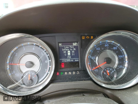 2014 Chrysler Town & Country Limited with VIN 2C4RC1GG2ER377112, listed as a Copart auction lot 52849265 with 212,395 mi miles and Salvage Title. Bid and sale history available at DreamBid. Image 9.