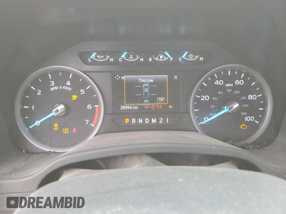 2022 Ford F-250 XL with VIN 1FTBF2B62NED30463, listed as a Copart auction lot 81874934 with 28,994 mi miles and Salvage title. Bid and sale history available at DreamBid. Image 9.