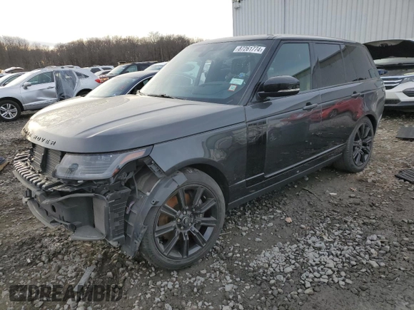 2021 Land Rover Range Rover Westminster z VIN SALGS2RU3MA447943, wystawiony jako Copart lot #87261774 z przebiegiem 42 813 mil mil oraz Szkoda całkowita • Salvage title. Historia ofert i sprzedaży dostępna na DreamBid. Obrazek 1.