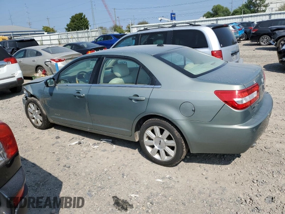2008 Lincoln MKZ with VIN 3LNHM26T18R618116, listed as a Copart auction lot 68422024 with 142,555 mi miles and Salvage title. Bid and sale history available at DreamBid. Image 2.
