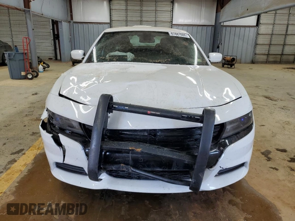 2018 Dodge Charger Police with VIN 2C3CDXKT1JH226051, listed as a Copart auction lot 87887095 with 84,165 mi miles and Salvage Title. Bid and sale history available at carsss.com. Image 5.