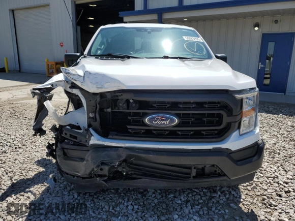 2021 Ford F-150 XL with VIN 1FTEX1CB5MKE66151, listed as a Copart auction lot 50883995 with 55,607 mi miles and Salvage title. Bid and sale history available at DreamBid. Image 5.