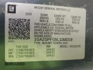 2020 Chevrolet Express Passenger LT с VIN 1GAZGPFG5L1168319, выставлен на аукционе IAAI как лот 41720096 с пробегом 77 030 миль миль и . История ставок и продаж доступна на DreamBid. Изображение 9.