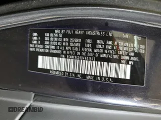 2013 Subaru Tribeca Limited с VIN 4S4WX9GD5D4401573, выставлен на аукционе Copart как лот 65688554 с пробегом 102 731 миль миль и Списание • Salvage title. История ставок и продаж доступна на DreamBid. Изображение 16.