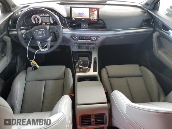 2024 Audi Q5 S line Premium Plus with VIN WA1EAAFY6R2003275, listed as a Copart auction lot 57482135 with 13,350 mi miles and Salvage title. Bid and sale history available at DreamBid. Image 8.