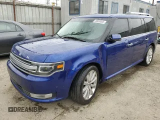 2014 Ford Flex Limited z VIN 2FMHK6DT3EBD01318, wystawiony jako Copart lot #59809645 z przebiegiem 142 193 mil mil oraz Czysty tytuł • Clean title. Historia ofert i sprzedaży dostępna na DreamBid. Obrazek 1.