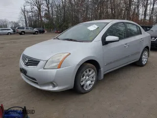 2011 Nissan Sentra 2.0 SR with VIN 3N1AB6AP8BL638471, listed as a IAAI auction lot 41710614 with 106,447 mi miles. Bid and sale history available at carsss.com. Image 2.
