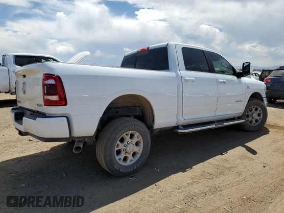 2023 Ram 2500 Laramie with VIN 3C6UR5FL9PG632207, listed as a Copart auction lot 56260654 with 31,302 mi miles and Salvage Title. Bid and sale history available at carsss.com. Image 3.