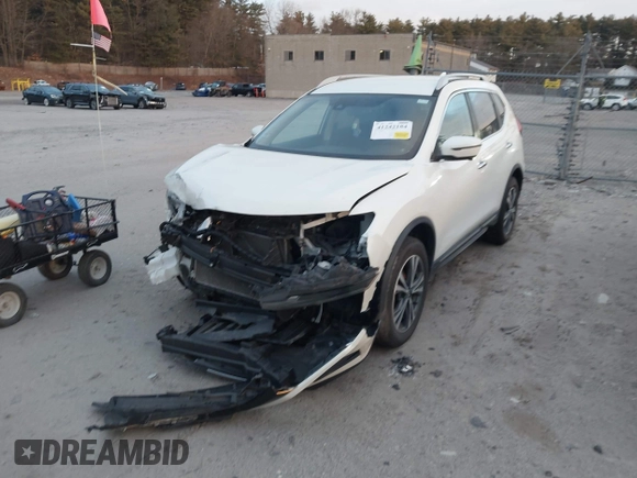 2017 Nissan Rogue SV with VIN 5N1AT2MV8HC825481, listed as a IAAI auction lot 41242184 with 102,727 mi miles. Bid and sale history available at carsss.com. Image 2.