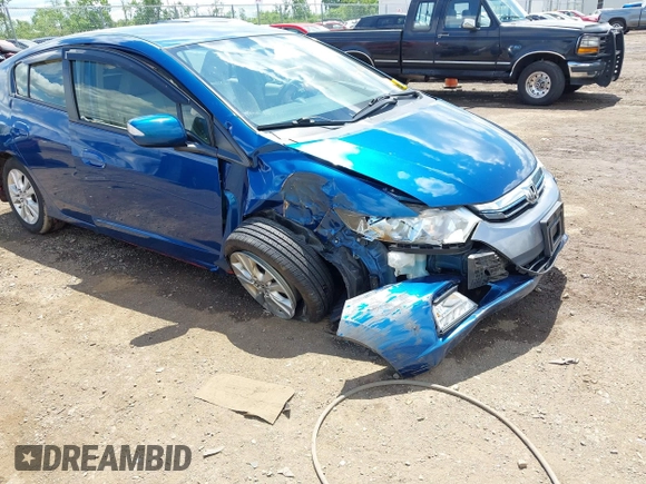 2013 Honda Insight EX with VIN JHMZE2H75DS001093, listed as a IAAI auction lot 42346816 with 153,488 mi miles and . Bid and sale history available at DreamBid. Image 6.