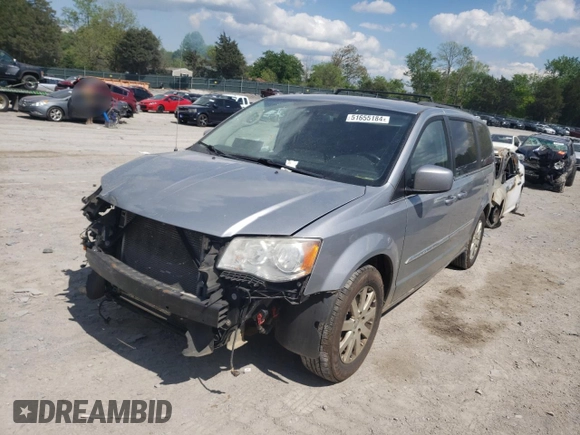 2013 Chrysler Town & Country Touring with VIN 2C4RC1BG7DR778001, listed as a Copart auction lot 51655184 with 181,861 mi miles and Salvage Title. Bid and sale history available at DreamBid. Image 1.