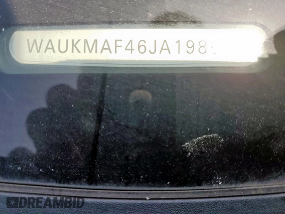 2018 Audi A4 Premium с VIN WAUKMAF46JA198573, выставлен на аукционе Copart как лот 64392275 с пробегом 140 792 миль миль и Чистый • Clean title. История ставок и продаж доступна на DreamBid. Изображение 12.
