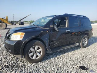2010 Nissan Armada Titanium z VIN 5N1BA0ND3AN613439, wystawiony jako Copart lot #55236405 z przebiegiem 188 346 mil mil oraz Szkoda całkowita • Salvage title. Historia ofert i sprzedaży dostępna na DreamBid. Obrazek 1.
