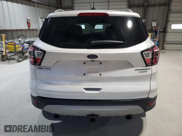 2017 Ford Escape Titanium with VIN 1FMCU0J91HUB65876, listed as a Copart auction lot 42052035 with 115,851 mi miles and Salvage Title. Bid and sale history available at carsss.com. Image 6.
