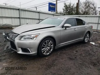2017 Lexus LS with VIN JTHBL5EF1H5145295, listed as a Copart auction lot 42966075 with 0 mi miles and Salvage Title. Bid and sale history available at carsss.com. Image 1.