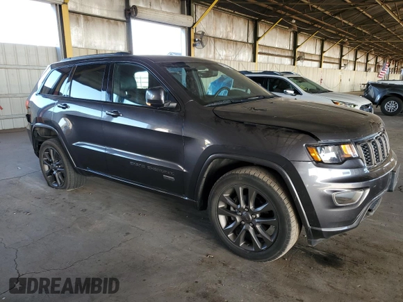 2017 Jeep Grand Cherokee Limited with VIN 1C4RJFBG6HC647157, listed as a Copart auction lot 47461885 with 70,347 mi miles and Salvage Title. Bid and sale history available at carsss.com. Image 4.