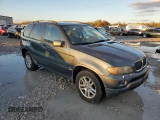 2006 BMW X5 3.0i with VIN 5UXFA13596LY39400, listed as a Copart auction lot 79711194 with 0 mi miles and Salvage Title. Bid and sale history available at carsss.com. Image 4.