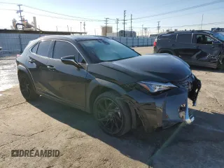 2020 Lexus UX with VIN JTHX9JBH9L2035687, listed as a Copart auction lot 71314652 with 43,542 mi miles. Bid and sale history available at carsss.com. Image 4.
