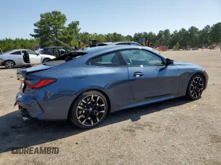 2025 BMW 4 Series 430i with VIN WBA43DA02SCT09580, listed as a Copart auction lot 61768505 with 3,051 mi miles and Salvage title. Bid and sale history available at DreamBid. Image 3.