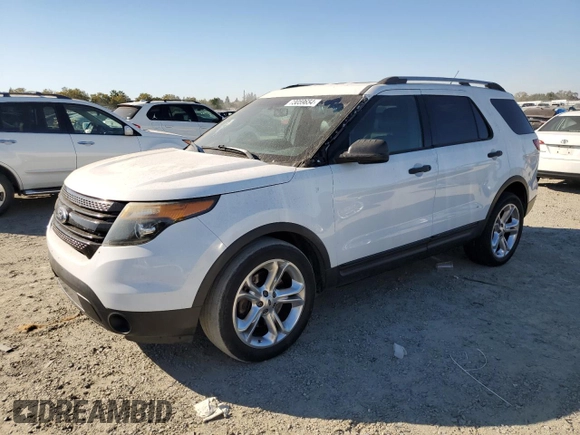2014 Ford Utility Police Interceptor with VIN 1FM5K8AR9EGA64995, listed as a Copart auction lot 73059654 with 0 mi miles and Salvage Title. Bid and sale history available at carsss.com. Image 1.