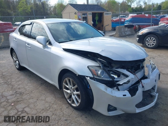2011 Lexus IS 250 with VIN JTHCF5C28B2035154, listed as a IAAI auction lot 39338816 with 158,574 mi miles and . Bid and sale history available at DreamBid. Image 1.