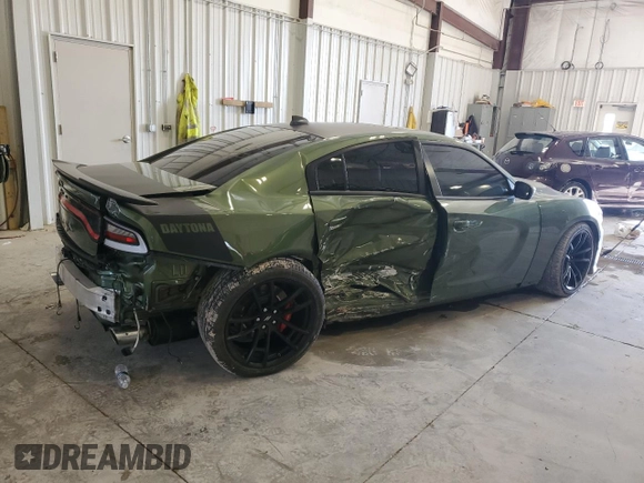 2021 Dodge Charger Scat Pack with VIN 2C3CDXGJXMH606615, listed as a Copart auction lot 51246025 with 13,971 mi miles and Salvage Title. Bid and sale history available at DreamBid. Image 3.