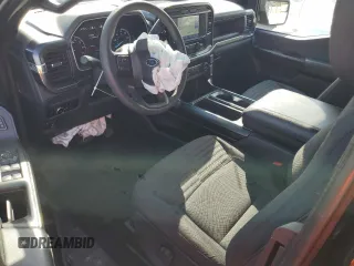 2023 Ford F-150 XL with VIN 1FTEX1EP1PFB25819, listed as a Copart auction lot 46221625 with 20,676 mi miles and Salvage title. Bid and sale history available at DreamBid. Image 8.