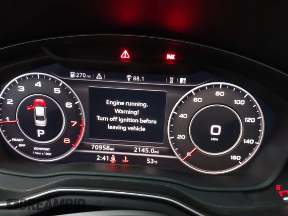 2017 Audi A4 Season of Audi Premium with VIN WAUDNAF43HN050700, listed as a IAAI auction lot 41855538 with 70,958 mi miles. Bid and sale history available at carsss.com. Image 7.