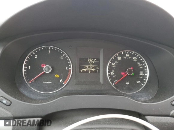 2012 Volkswagen Jetta TDI w/Premium with VIN 3VWLL7AJ7CM040711, listed as a Copart auction lot 51310265 with 245,720 mi miles and Clean title. Bid and sale history available at DreamBid. Image 9.