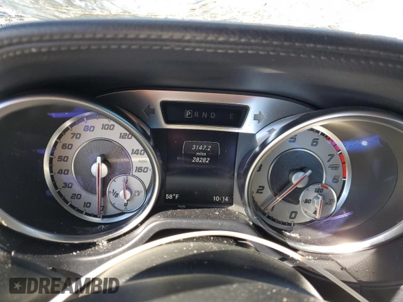 2015 Mercedes-Benz SL 550 with VIN WDDJK7DA9FF033102, listed as a Copart auction lot 87825645 with 28,282 mi miles and Salvage title. Bid and sale history available at DreamBid. Image 9.