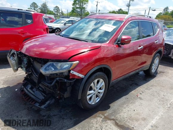 2014 Nissan Rogue SV with VIN 5N1AT2MT0EC849834, listed as a IAAI auction lot 41990792 with 93,582 mi miles and . Bid and sale history available at DreamBid. Image 2.