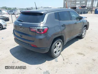 2023 Jeep Compass Sport with VIN 3C4NJDAN3PT515463, listed as a IAAI auction lot 42279905 with 15,339 mi miles and . Bid and sale history available at DreamBid. Image 4.
