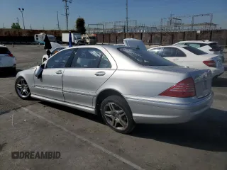2006 Mercedes-Benz S 320/430/500 with VIN WDBNG70J96A473643, listed as a Copart auction lot 49744415 with 77,187 mi miles and Salvage Title. Bid and sale history available at DreamBid. Image 2.